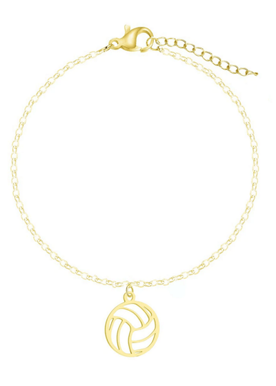Gold Volleyball Bracelet - VidaVibe